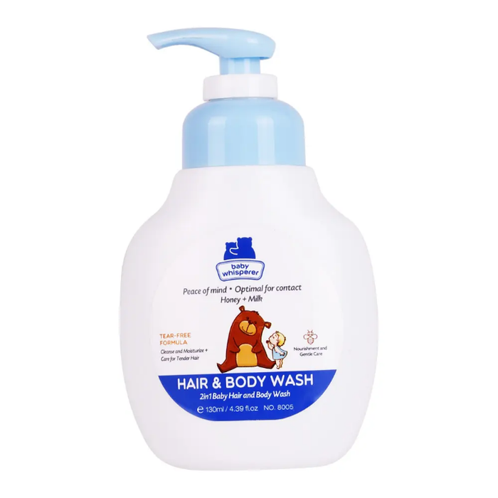 Smooth Body and Hair Wash Baby Milk Bath Shampoo Baby's 2 In1 Shower Gel