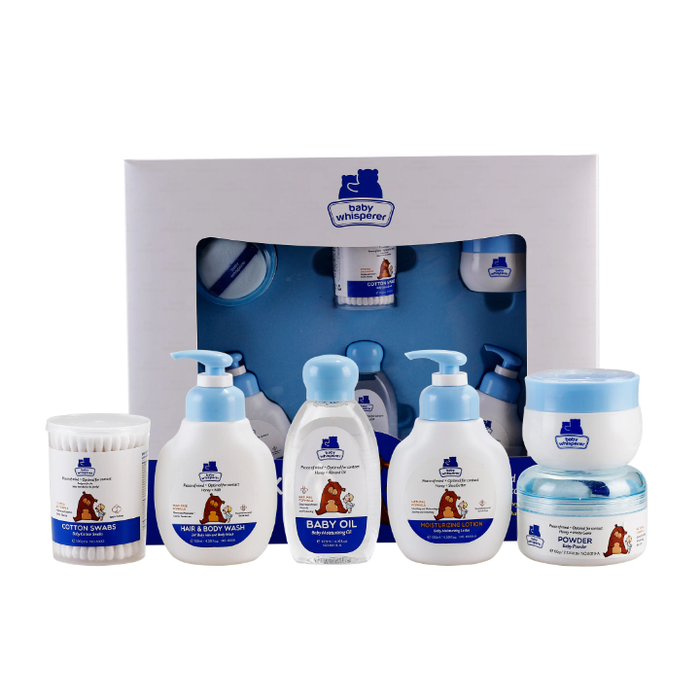 Private Label Moisturize Baby Body Care Shampoo Bath and Body Gift Set new born baby gift set