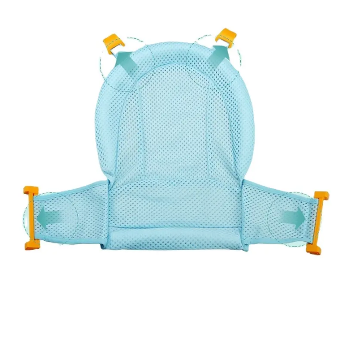 Baby Shower Bath Tub Pad Non-Slip Bathtub Seat Support Mat Newborn Safety Security Bath Support Cushion Foldable Soft Pillow