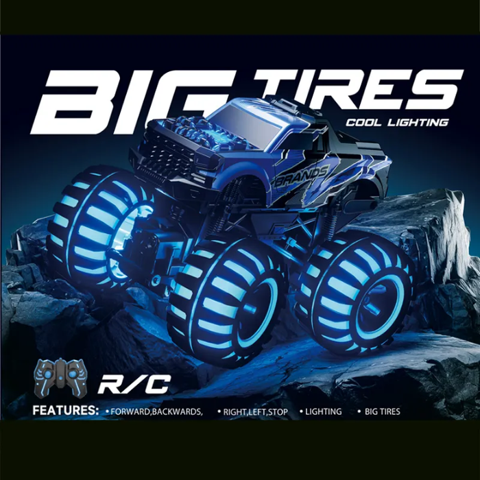 DWI 1:12 2.4 GHz 4WD Remote Control Off-Road Vehicle RC Large Wheels Car Toys With Light Birthday Gift for Kids