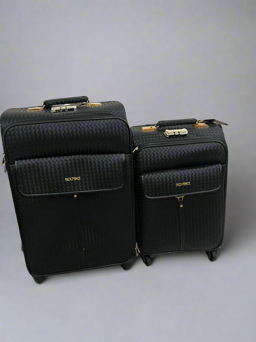 Textured surface suitcase