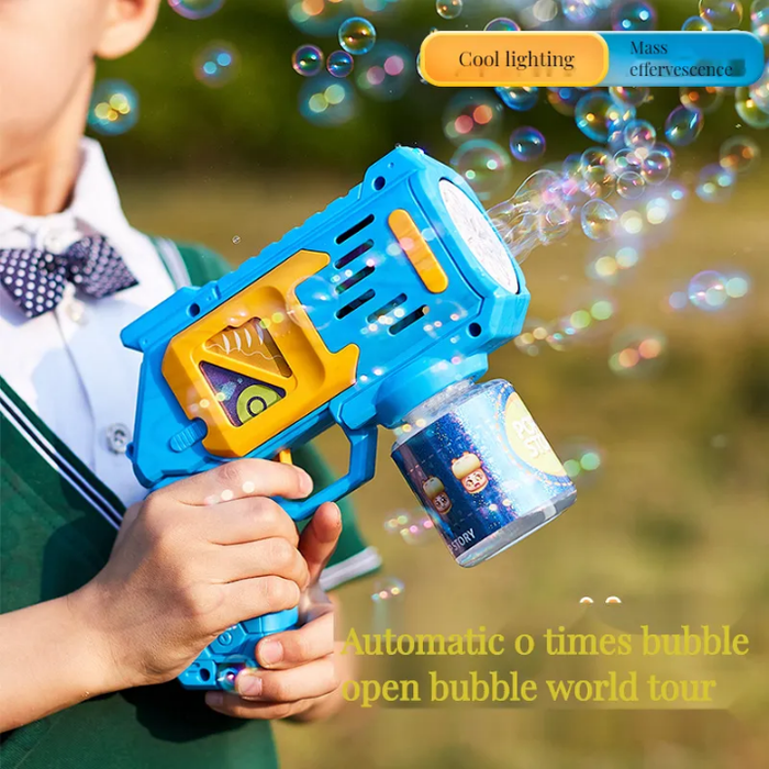 LED Light Bubble Gun