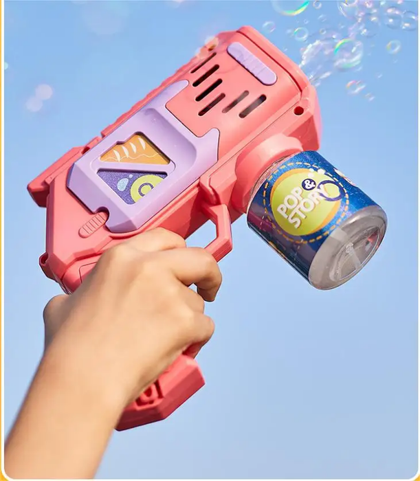 LED Light Bubble Gun