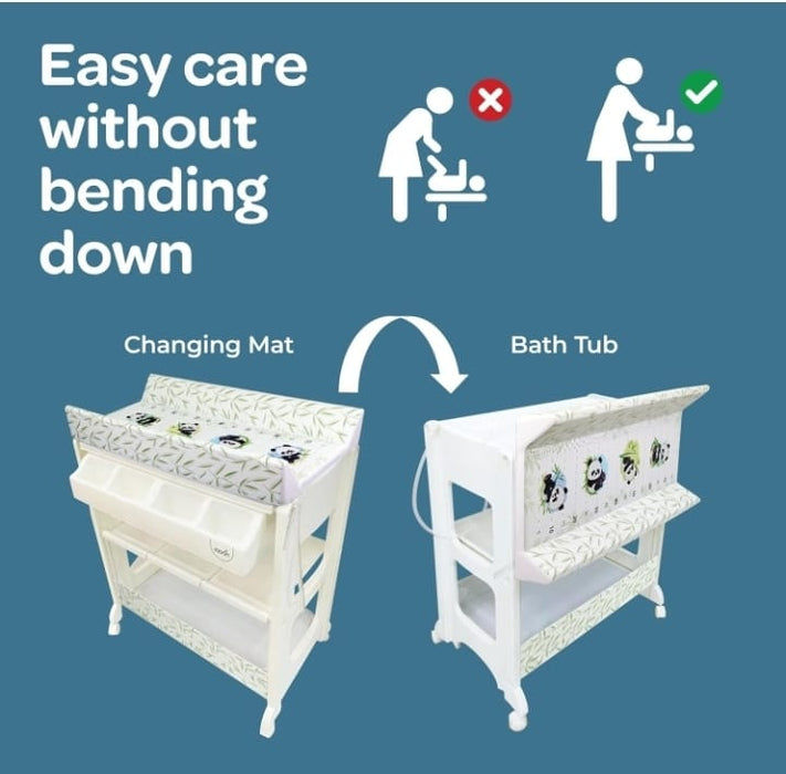 Changing Table with Bath Tub