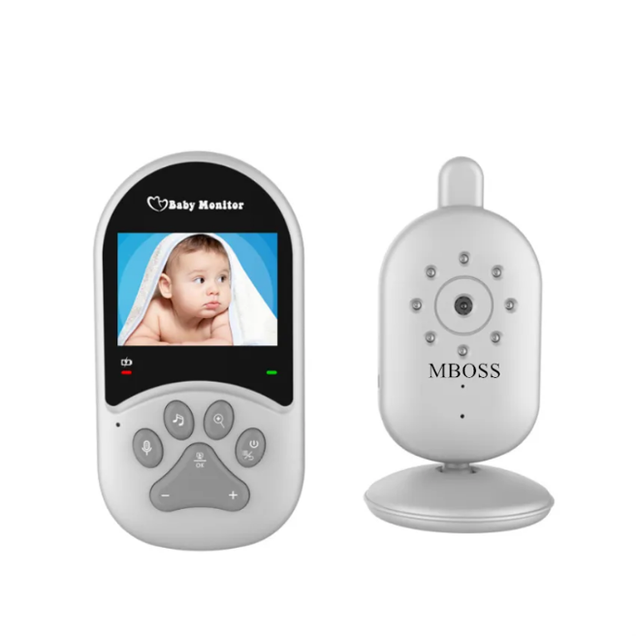 Hongnaer Home Baby Temperature Security Sleeping Monitor Infrared Camera Two Way Audio Wireless 2.4GHz Video Smart Baby Monitor