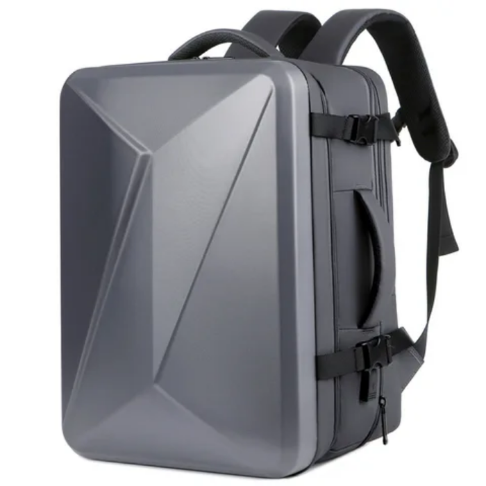 Hard Shell ABS Material New Business Anti-theft Backpack Usb Charging Waterproof Cycber Punk Laptop Bag Travel Laptop Backpack