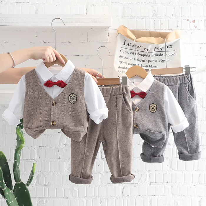 Boys Suit with Coat &Bowtie