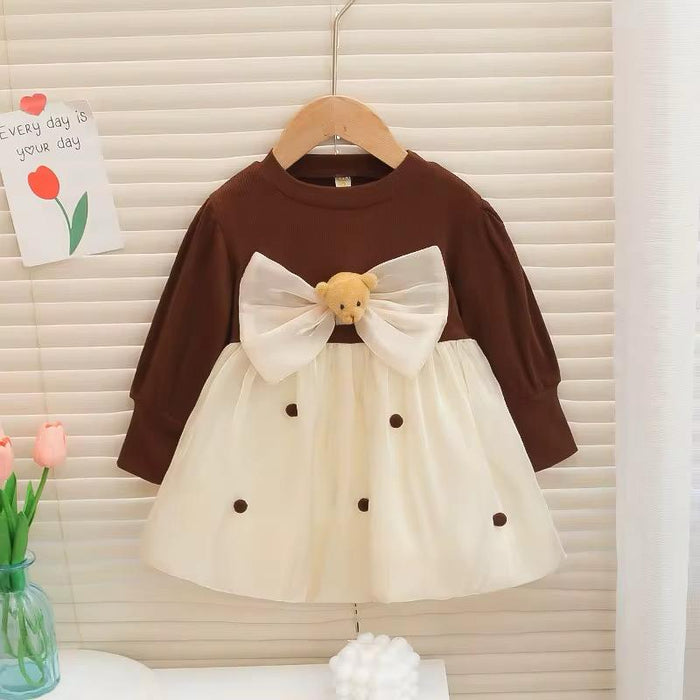 Bubble Dress with Doll on Ribbon