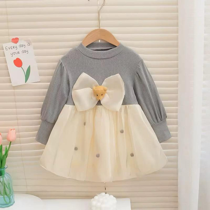 Bubble Dress with Doll on Ribbon