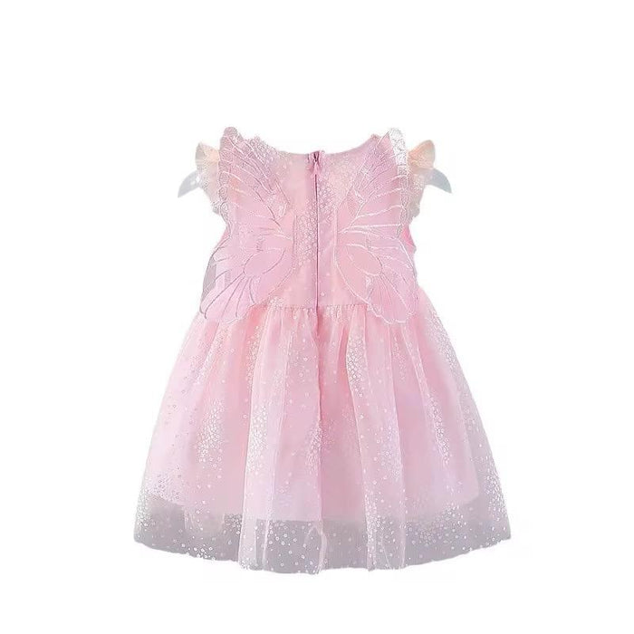 Butterfly white dress
