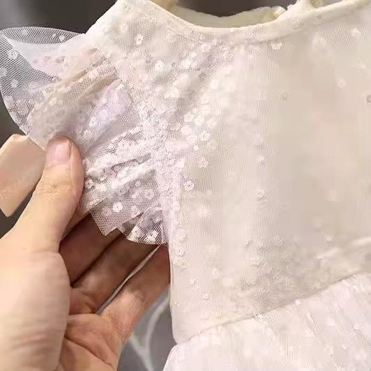 Butterfly white dress