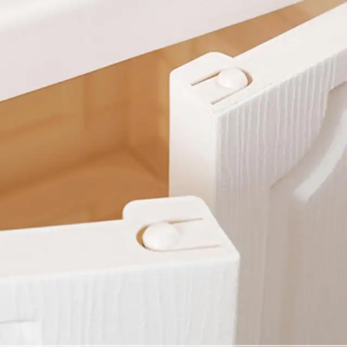4-layer Hanging Baby Wardrobe Clothes of Chest with Drawer Kids Cabinet with Storage Drawer Bedroom Living Room
