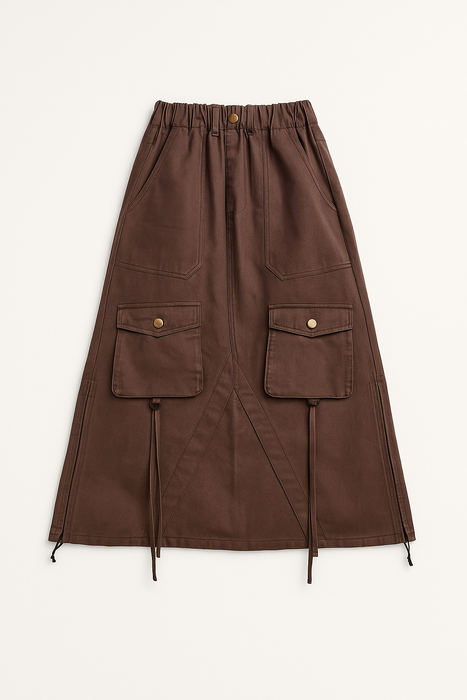 Cargo Khaki Skirt