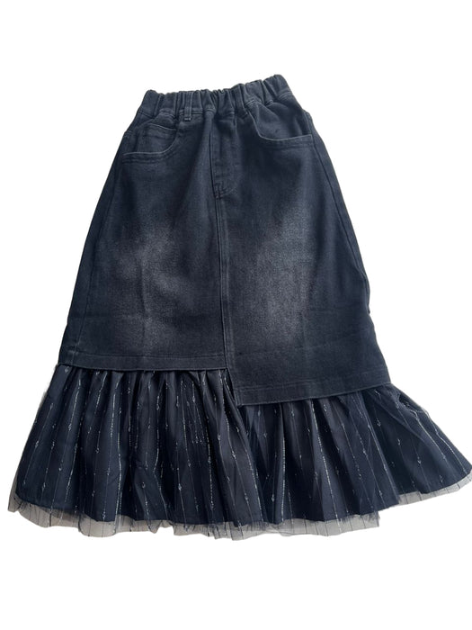 Jean Skirt with Tutu Mesh