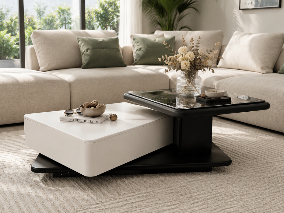 Modern Rotating Coffee Table