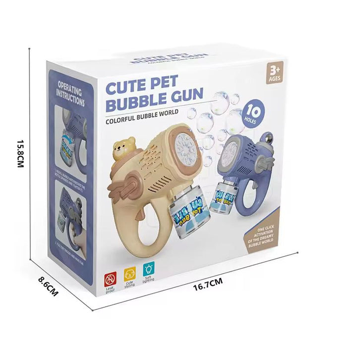 Cute Pet Bubble Gun