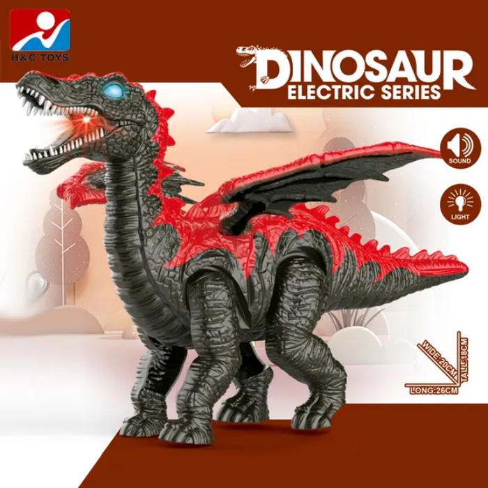 New ABS Plastic Electric Animal Simulation Sound Walking Dinosaur Toy for Kids