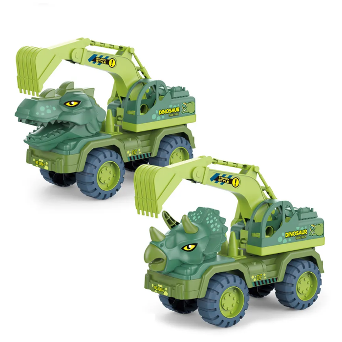 4 Styles Inertia Friction Dinosaur Car Toy Vehicles Toys