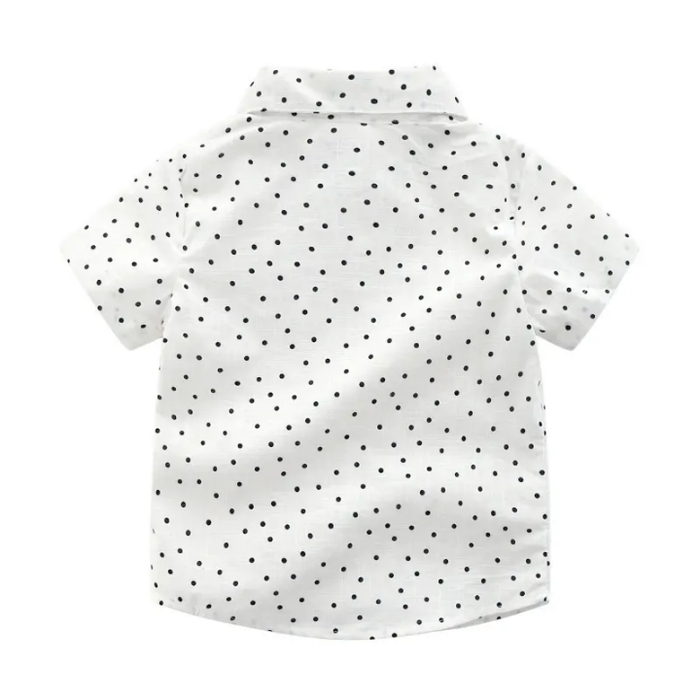 White Polka Dot T Shirt