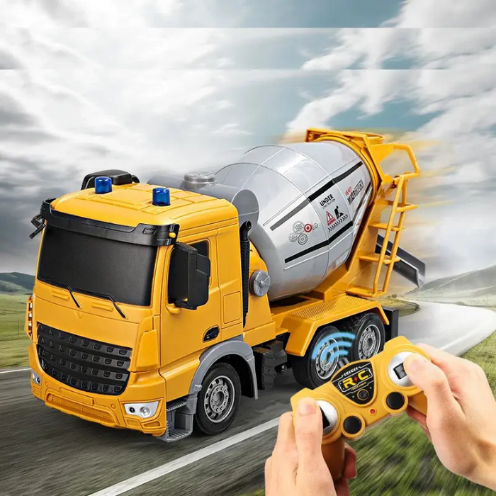 6 Channel 2.4G Toys Remote Control Engineering Truck With Lights