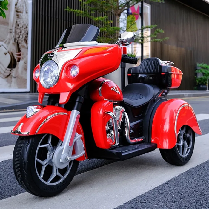 2025 New Children's Motorcycle Children's Self-driving Toy Car Sitting Baby Tricycle Walking Baby 6v Battery Baby Car