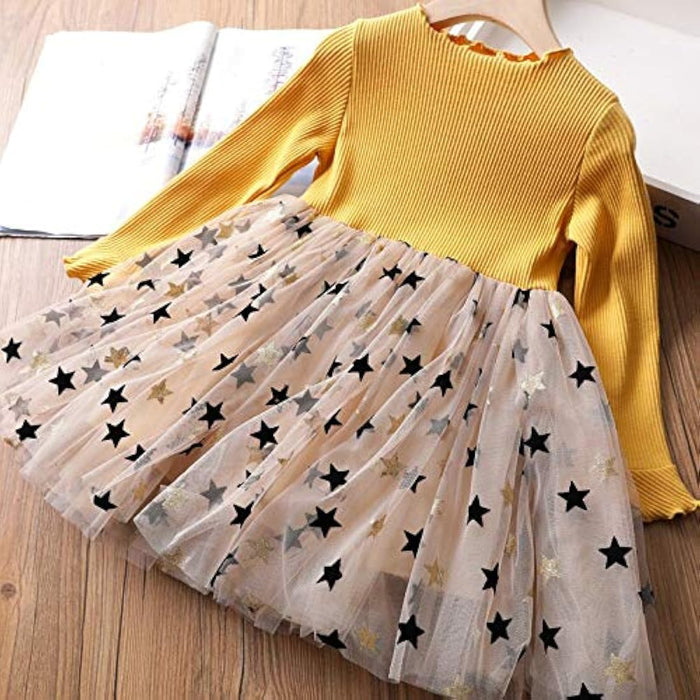 Elegant Sequin Star Tutu Dresses for Girls