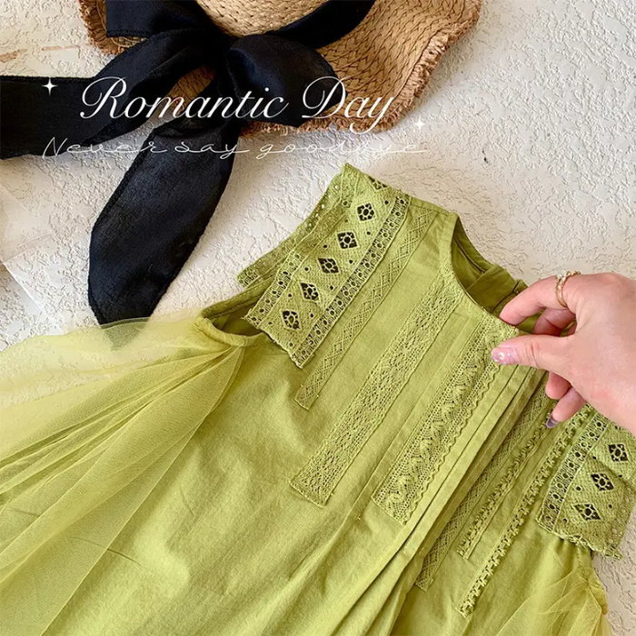 Dress with Side Net