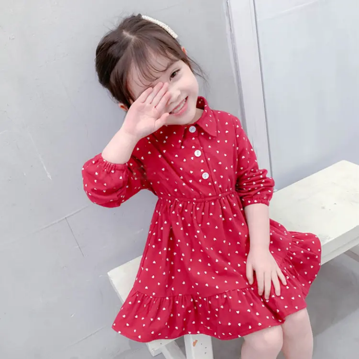 Red Dot Long Sleeved