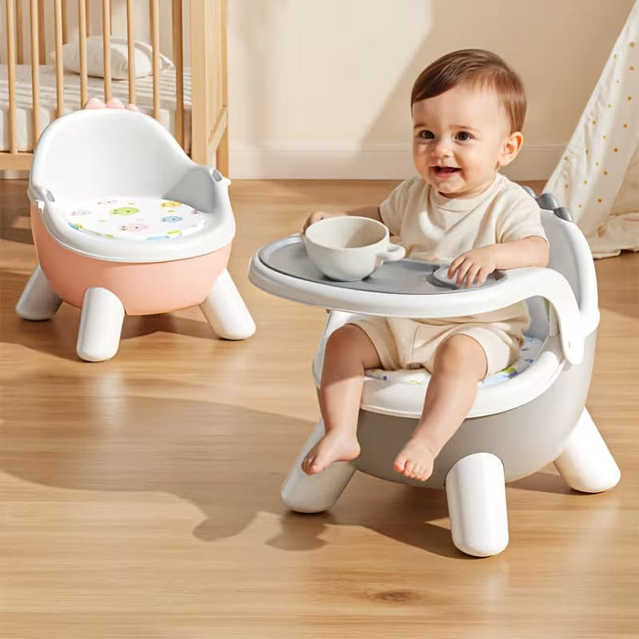 Activity Center, Children's Dining Chair with Backrest, Non-Slip Baby Feeding Stool, Home Weaning Feeding Chair, Kindergarten Baby Dining Stool