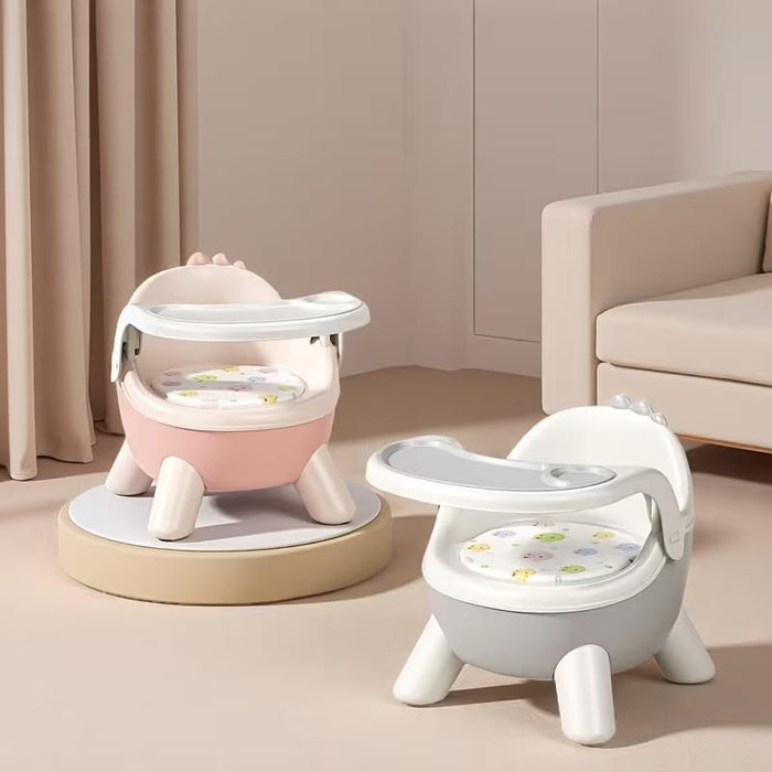 Activity Center, Children's Dining Chair with Backrest, Non-Slip Baby Feeding Stool, Home Weaning Feeding Chair, Kindergarten Baby Dining Stool