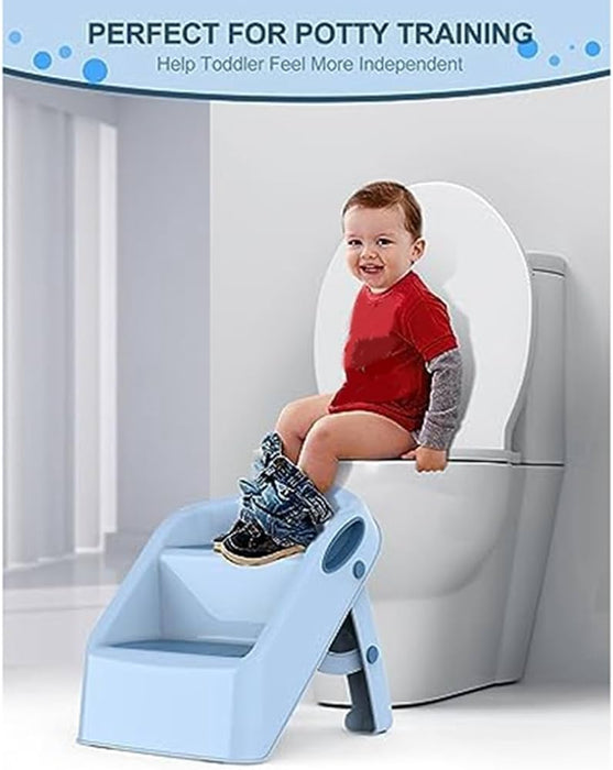 Foldable Toddler Kids Step Stool Kitchen Bathroom Sink Step Stool Toddler Bathroom Sink Toilet Potty Training Child Kitchen Helper Plastic Ladder