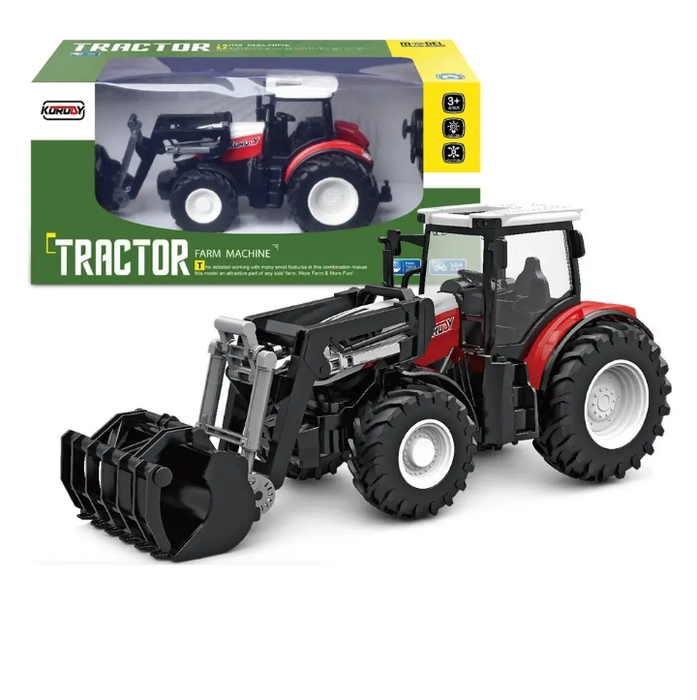 Remote Control Tractor Toys Vehicle Rc Harvester Model Car and Seeder Toy Metal Material for Playing