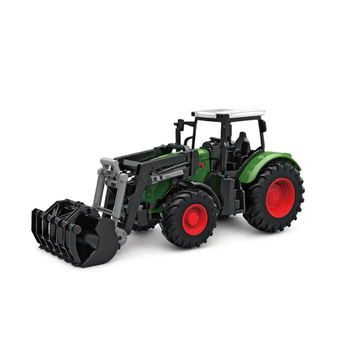Remote Control Tractor Toys Vehicle Rc Harvester Model Car and Seeder Toy Metal Material for Playing