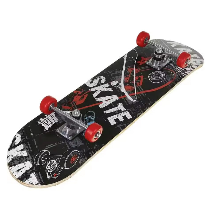 Skate Board with Helmet, Knee & Elbow Pads