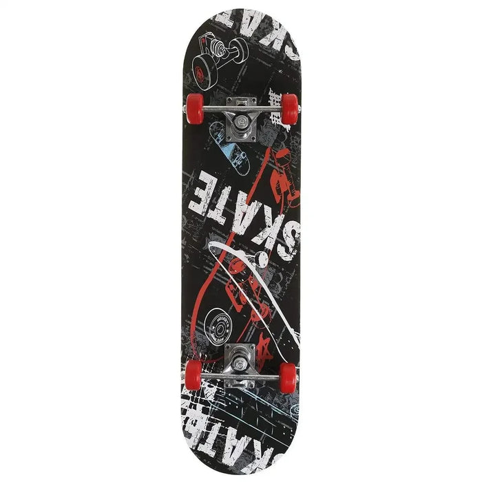 Skate Board with Helmet, Knee & Elbow Pads