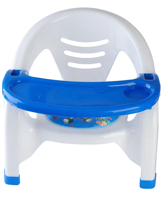 High Quality Comfortable Children's Dining Chair Plastic Feeding Chair With Cushion for Baby Kids