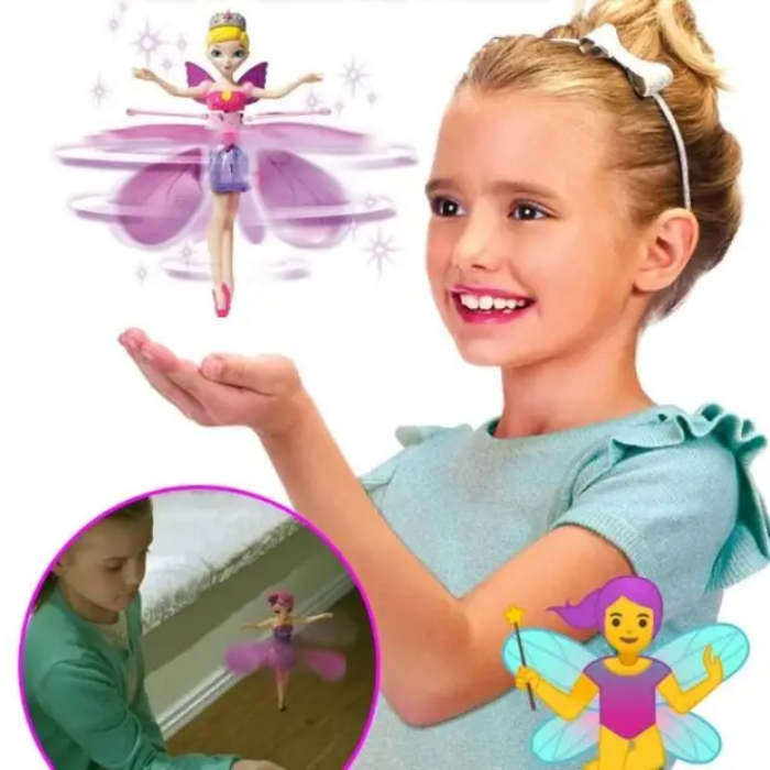 Flying Doll Dancing Simulation Helicopter Gesture Induction Machine Rotating Flying Toy Luminous Children's Toy Gift