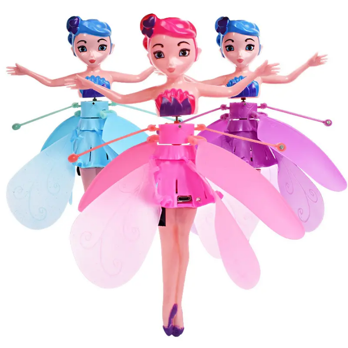Flying Doll Dancing Simulation Helicopter Gesture Induction Machine Rotating Flying Toy Luminous Children's Toy Gift