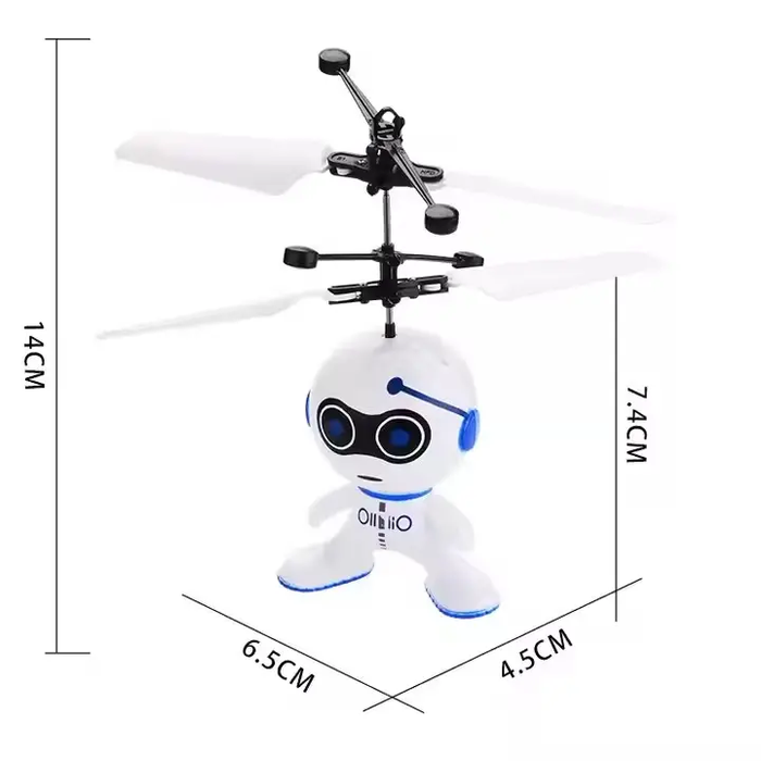 Unique Electric Flying Ball Toy Remote Control Crystal Ball Sensing Technology Colorful Flashing Flying Device