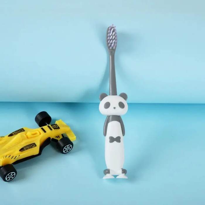 Children's Cartoon Toothbrush with Super Hero Toy Kids Toothbrush Car Toys Kids Toothbrush 3d
