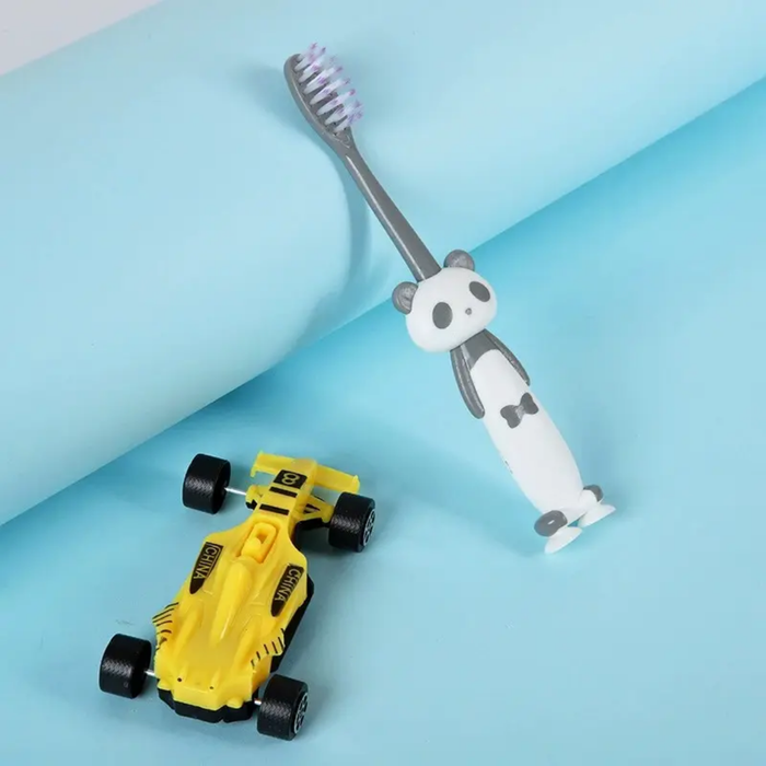 Children's Cartoon Toothbrush with Super Hero Toy Kids Toothbrush Car Toys Kids Toothbrush 3d