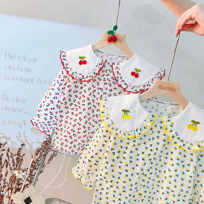 2pc Floral Heart Pinaform