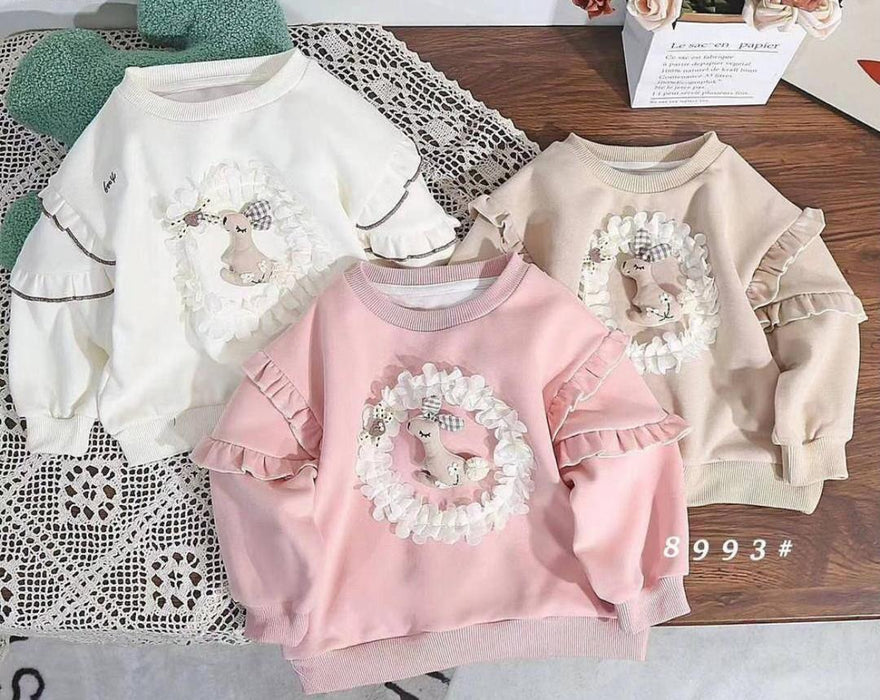 Baby Girls Lace Sweatshirt