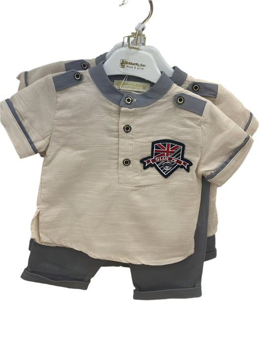 Summer Best -selling Boys Japanese Short -sleeved Shorts Set