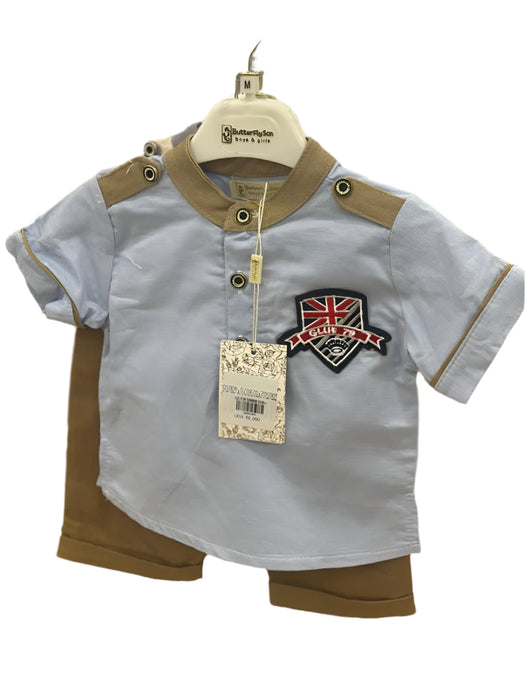 Summer Best -selling Boys Japanese Short -sleeved Shorts Set