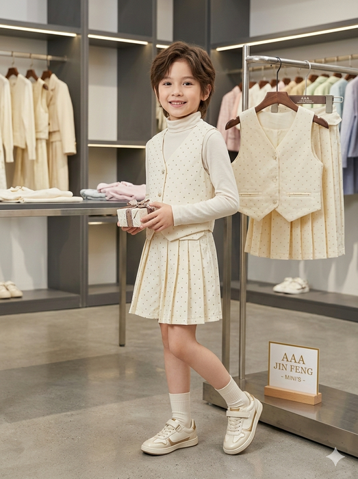 Girls 2pc with Glitters