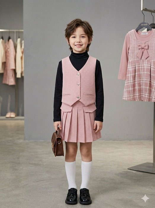 Girls 2pc with Glitters