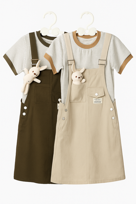 Girls Pina form with Stripped Top