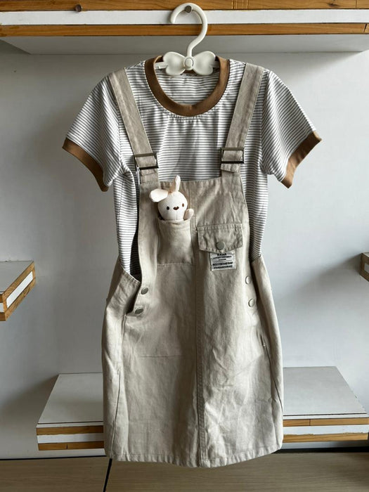 Girls Pina form with Stripped Top