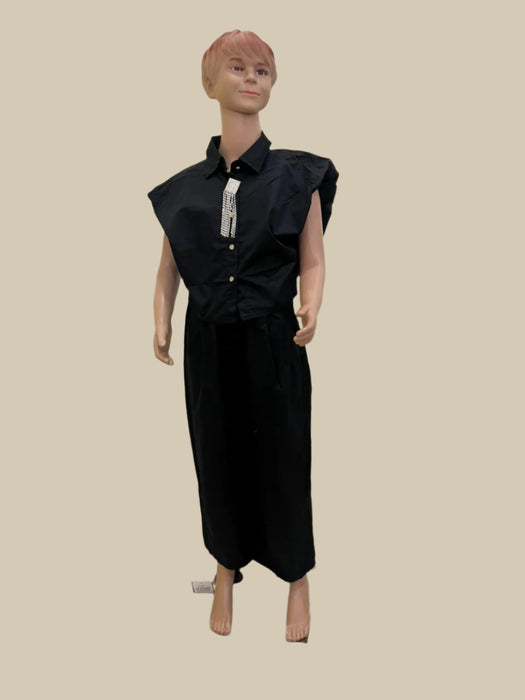 Girls Plain 2pc  with Trouser